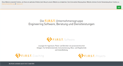 Desktop Screenshot of firstgmbh.de