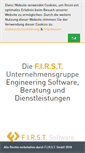 Mobile Screenshot of firstgmbh.de